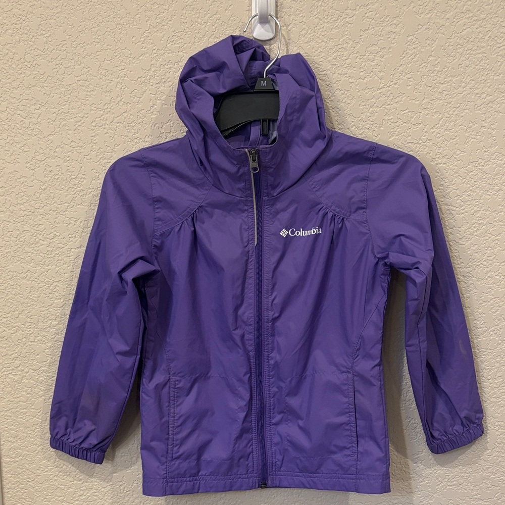 Columbia Purple Kids' Rain Jacket - XS / 6